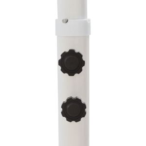 Hanging umbrella D300x237cm. rounded with 4 legs at the base Hm6008