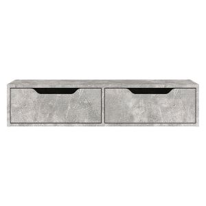 Висяща конзола-тоалетка Alberto в цвят сив мрамор 100x32,5x22cm