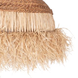 Hanging lamp pendant for ceiling sisal natural color boho style 50x50x50hcm Hm7786