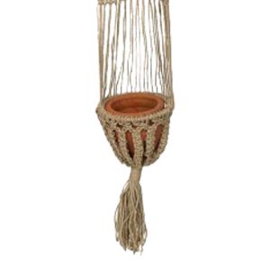 Hanging planter Anerial jute D23x135cm