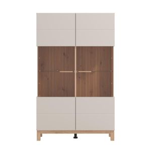 Витрина Essex 2k Vs2 147 кашмир/дъб кашмир 90x35x147см