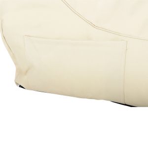 Waterproof pouf Bloom beige, 106x70x61cm Hm5111,11