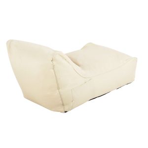 Waterproof pouf Bloom beige, 106x70x61cm Hm5111,11