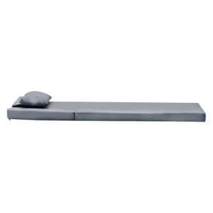 Sun lounger cushion Sunset fabric gray 65x185x10cm