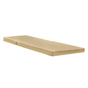 Sun lounger cushion Sadie beige fabric 65x185x7cm