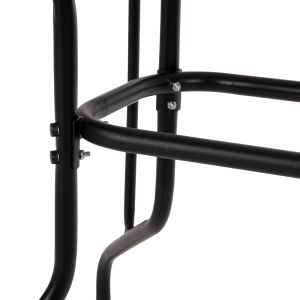 Outdoor metal table Adam with glass top Hm5020.03 110χ60χ71hcm