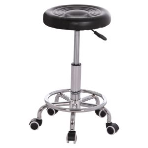 Въртящ офис стол Iris Hm212.21 черен Pu Φ32x45-60hcm.