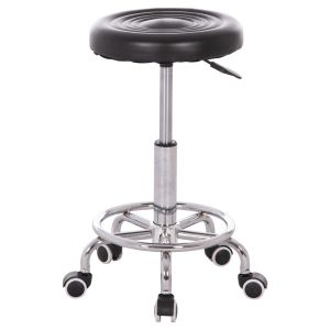 Въртящ офис стол Iris Hm212.21 черен Pu Φ32x45-60hcm.
