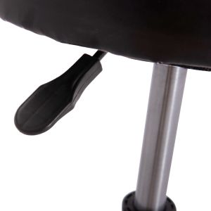 Въртящ офис стол Iris Hm212.21 черен Pu Φ32x45-60hcm.