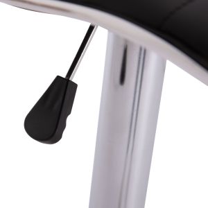 Въртящ се бар стол Nexus Hm209.21 с и черен Pu материал 43x47x116всм.