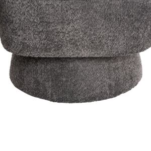 Swivel armchair Karlen gray fabric 78x81x77hcm Hm9592,01