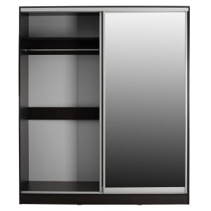Wardrobe 2-wing Hm2434,02 Adler sliding doors mirror wenge 160x60x210