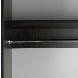 Wardrobe 2-wing Hm2434,02 Adler sliding doors mirror wenge 160x60x210