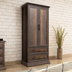 Mozart wardrobe with 2 doors 83x52x202.5cm