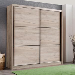 Wardrobe Navara 215 Gray Oak 213x60x215.5
