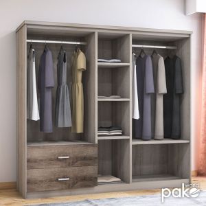 Wardrobe Olympus 5 doors, drawers and mirror