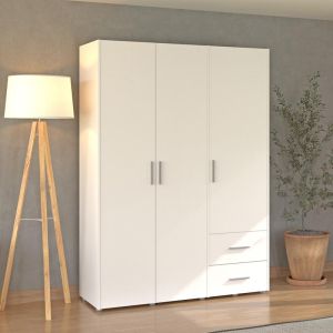 Гардероб Parnas 3k2f бял 149x54x208см