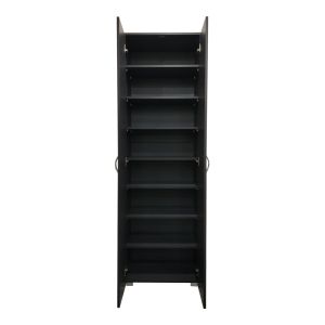 Гардероб Racka в антрацитен цвят 58x34x186см