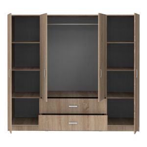 Гардероб Royal с четири крила Sonoma 200x58x177 см