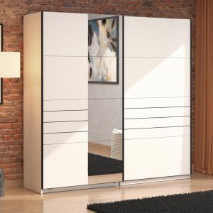 Гардероб Veymont 220 Og H217 бял цвят 220x61x218см