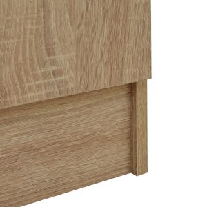 Wardrobe with 2 doors, sonoma color Hm368.02 80x42x181
