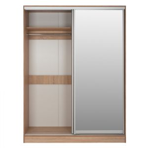 Wardrobe with 2 sliding doors and mirror Hm2437