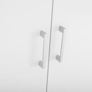 Wardrobe with 3 doors and 2 drawers Hm340.06 sonoma color/white 89x42.5x181cm