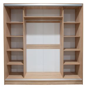 Wardrobe with 3 sliding doors and mirror Hm2435