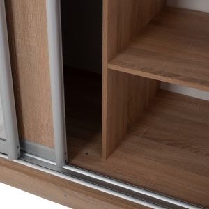 Wardrobe with 3 sliding doors and mirror Hm2435