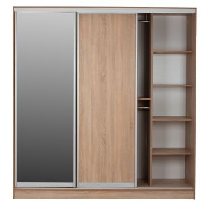 Wardrobe with 3 sliding doors and mirror Hm2435