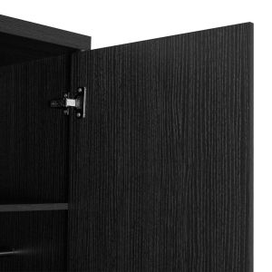 Wardrobe with two doors Zebrano 80x42x181 Hm368.01