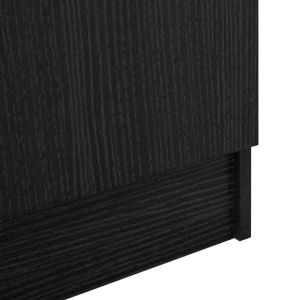 Wardrobe with two doors Zebrano 80x42x181 Hm368.01