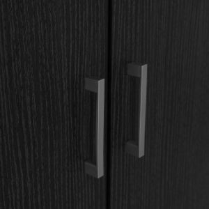 Wardrobe with two doors Zebrano 80x42x181 Hm368.01