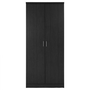 Wardrobe with two doors Zebrano 80x42x181 Hm368.01