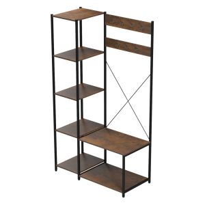 Гардероб с отворен достъп Aranja Hm18083 метал-меламин 100x46x180hcm.