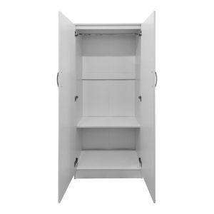 Гардероб с пет врати и таванско помещение Athos I бял 170x42x240см