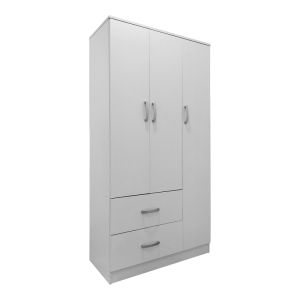Гардероб с пет врати и таванско помещение Athos I бял 170x42x240см