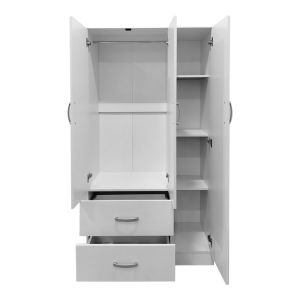Гардероб с пет врати и таванско помещение Athos I бял 170x42x240см
