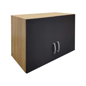 Гардероб с четири крила с чекмеджета Athos Sonoma-antracit 160x42x240см