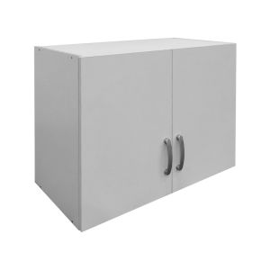 Гардероб с шест врати, чекмеджета и таванско помещение Athos бял 240x42x240см