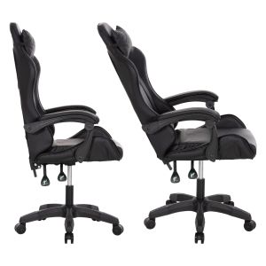 Gaming chair Mancer black Pu-black polypropylene 59x69x125cm HM1194