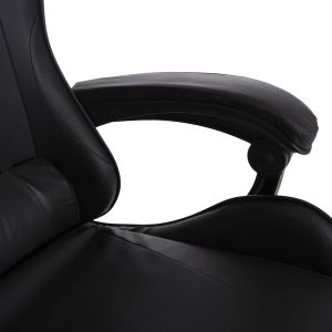 Gaming chair Mancer black Pu-black polypropylene 59x69x125cm HM1194
