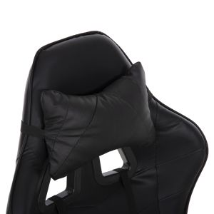 Gaming chair Mancer black Pu-black polypropylene 59x69x125cm HM1194