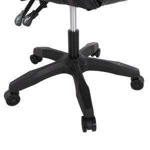 Gaming chair Mancer black Pu-black polypropylene 59x69x125cm HM1194