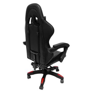 Gaming chair Darren,01 black-red Pvc nylon 51x49x125hcm HM1203