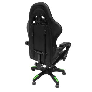 Gaming chair Darren,03 black-green Pvc nylon 51x49x125hcm HM1203