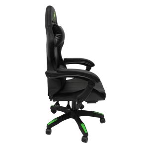 Gaming chair Darren,03 black-green Pvc nylon 51x49x125hcm HM1203