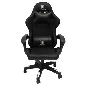 Gaming chair Darren, 10 black-gray Pvc nylon 51x49x125hcm HM1203