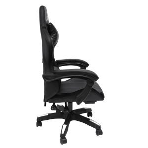 Gaming chair Darren, 10 black-gray Pvc nylon 51x49x125hcm HM1203