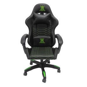 Gaming chair Loot black-green Pvc and nylon 51x49x125hcm HM1204